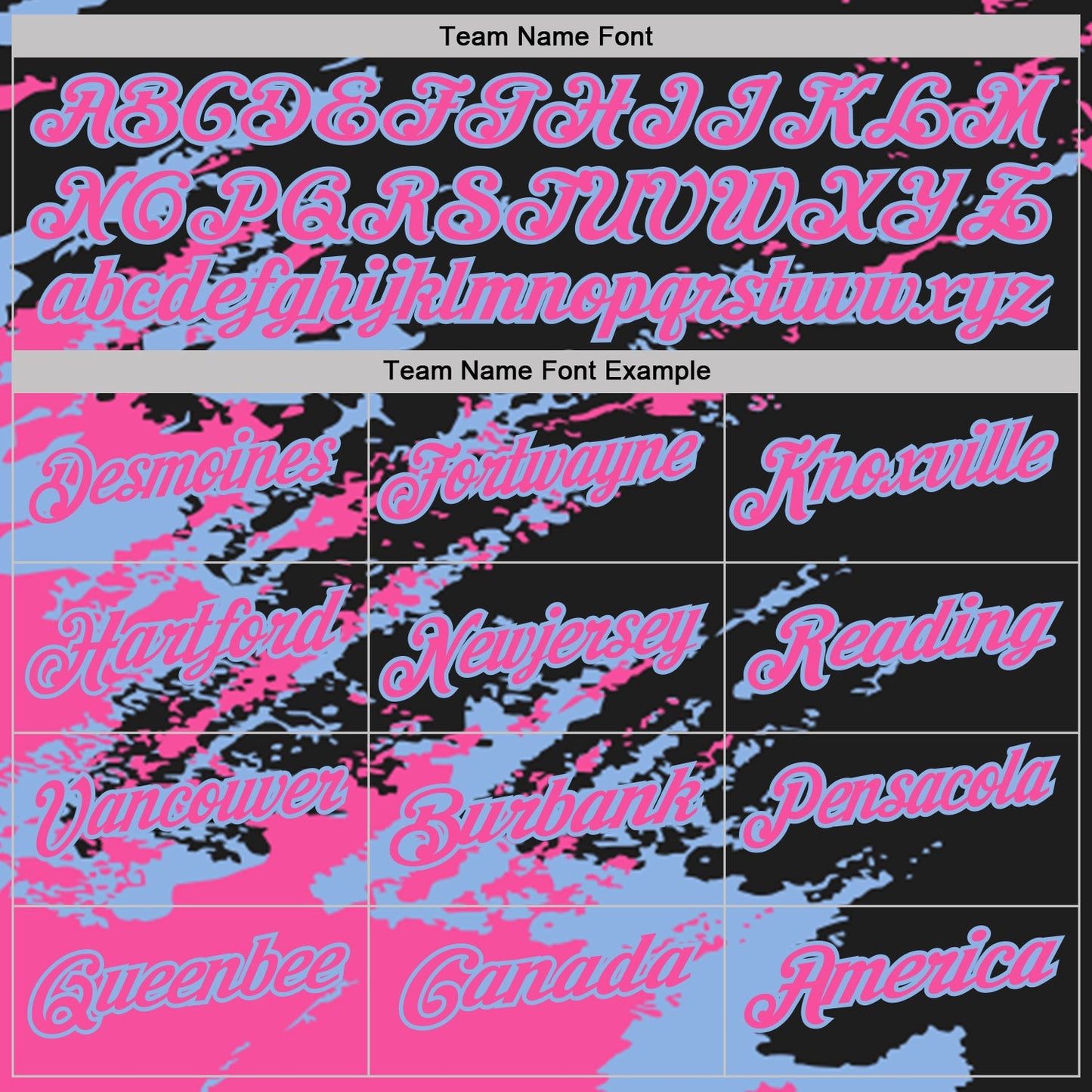 Custom Black Pink-Light Blue Brush Stroke Shatter Splatter Performance Polo Shirt