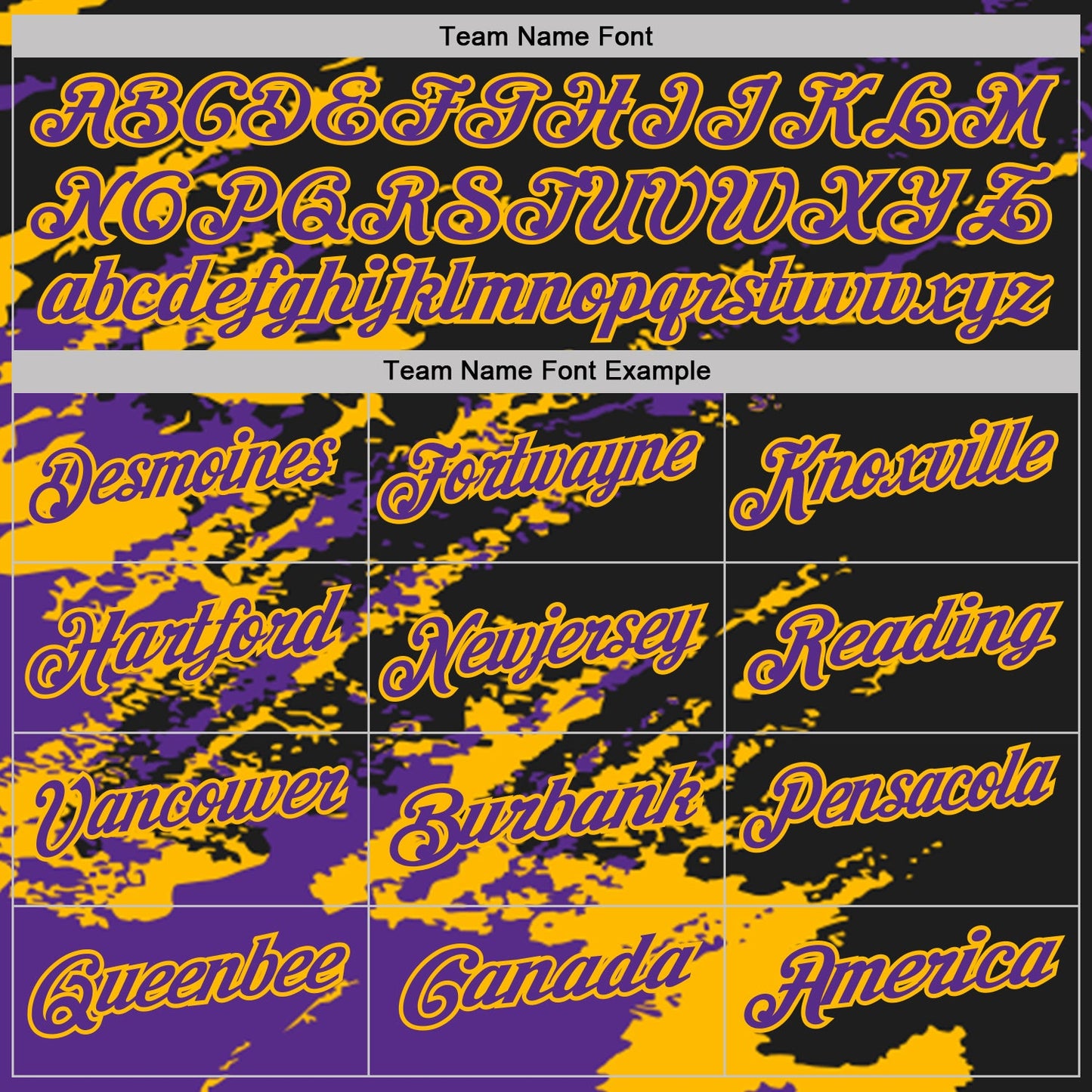 Custom Black Purple-Gold Brush Stroke Shatter Splatter Performance Polo Shirt