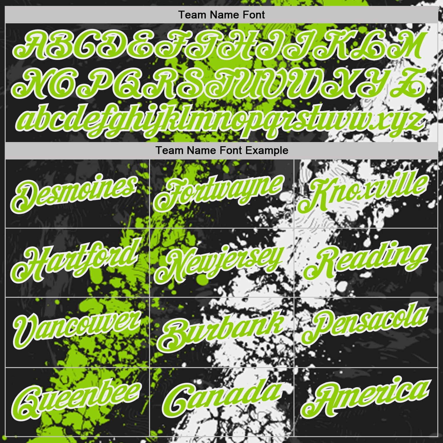 Custom Black Neon Green-White Dripping Splatter Cracked Texture Performance Polo Shirt