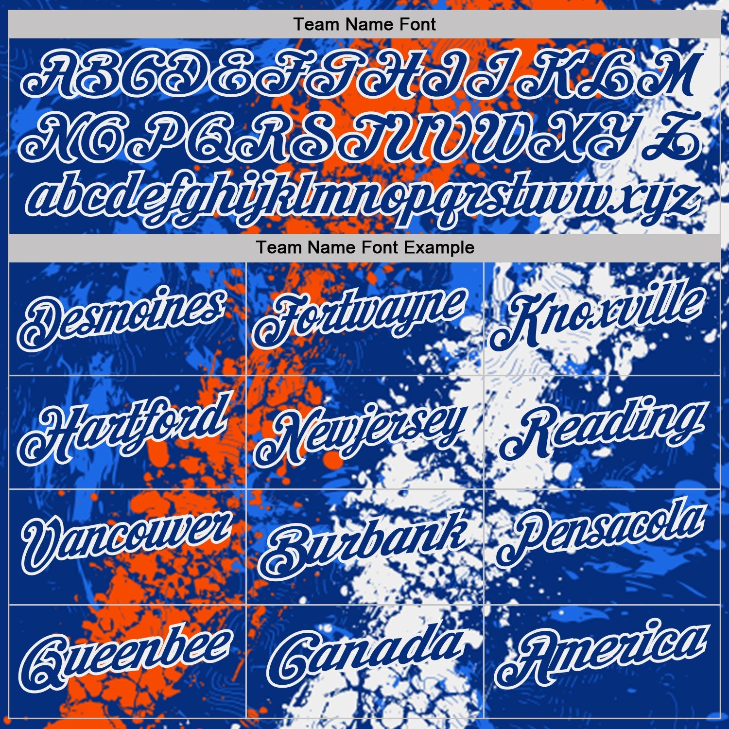 Custom Royal Orange-White Dripping Splatter Cracked Texture Performance Polo Shirt