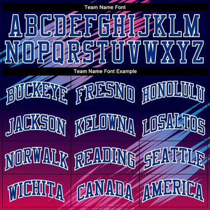 Custom Purple Royal-Pink Round Neck Sublimation Basketball Uniform Jersey