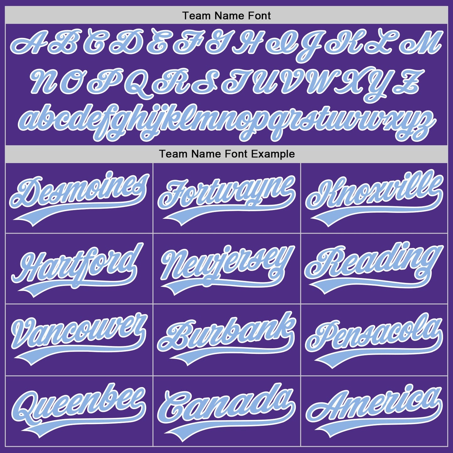 Custom Stitched Purple Light Blue-White Baseball Pullover Sweatshirt Hoodie