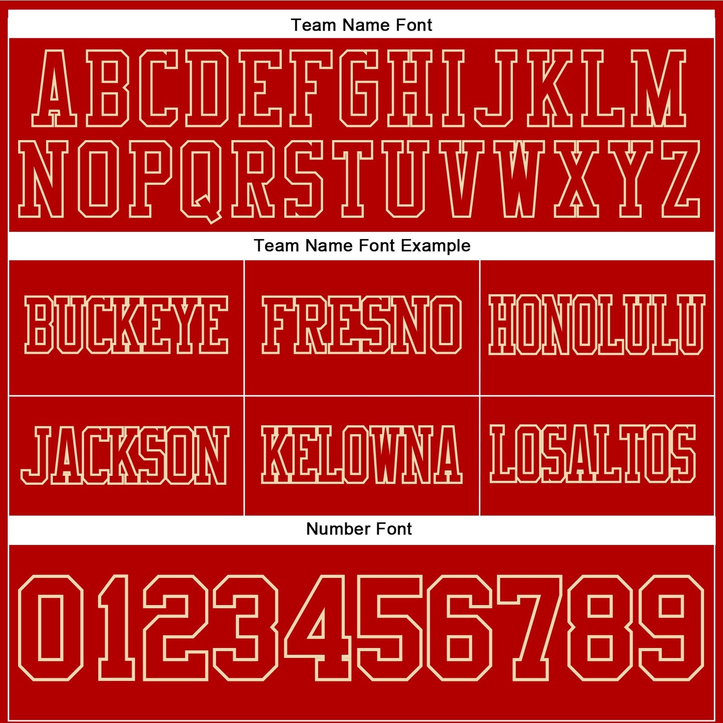 Custom Red Cream Authentic Football Jersey