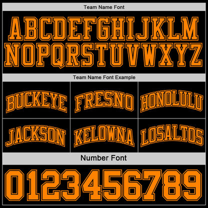 Custom Reversible Black Bay Orange Double Side Sublimation Basketball Set Jersey