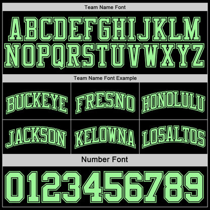 Custom Reversible Black Pea Green Double Side Sublimation Basketball Set Jersey