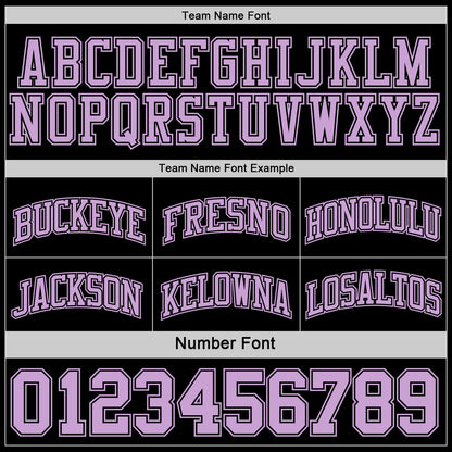 Custom Reversible Black Light Purple Double Side Sublimation Basketball Set Jersey