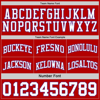 Custom Red White-Purple Reversible Double Side Sublimation Basketball Set Jersey