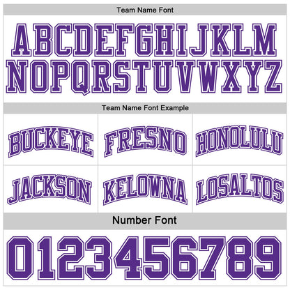 Custom Purple White Reversible Double Side Sublimation Basketball Set Jersey