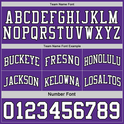 Custom Purple White-Black Reversible Double Side Sublimation Basketball Set Jersey