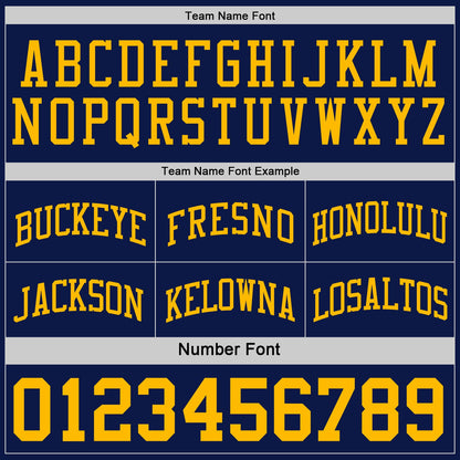Custom Reversible Navy Gold Double Side Sublimation Basketball Set Jersey