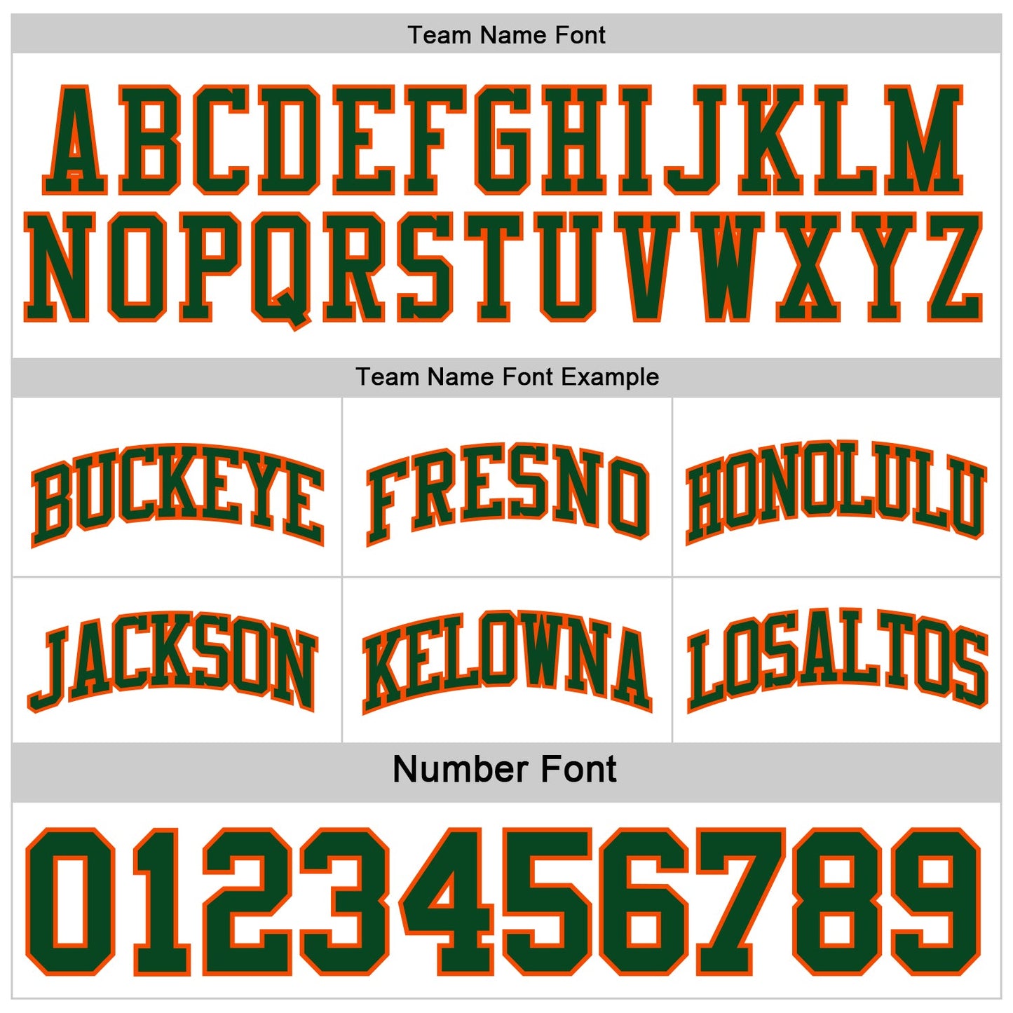 Custom Reversible Green Orange-White Double Side Sublimation Basketball Set Jersey