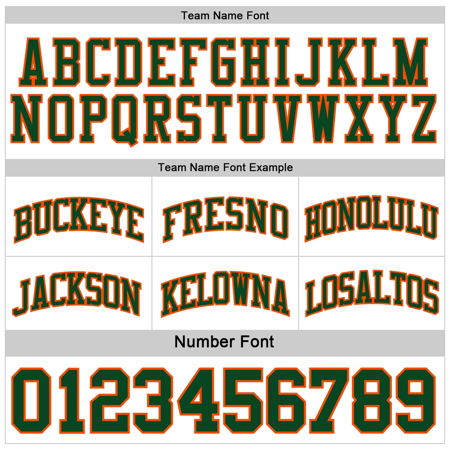 Custom Reversible Green Orange-White Double Side Sublimation Basketball Set Jersey