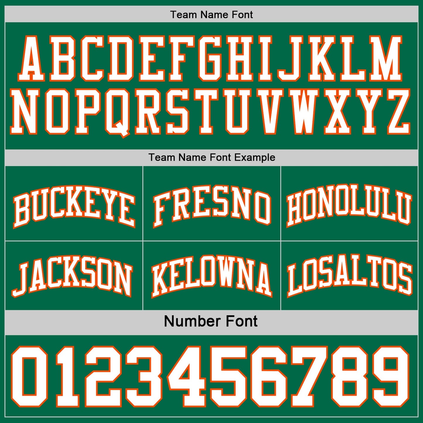 Custom Reversible Kelly Green White-Orange Double Side Sublimation Basketball Set Jersey