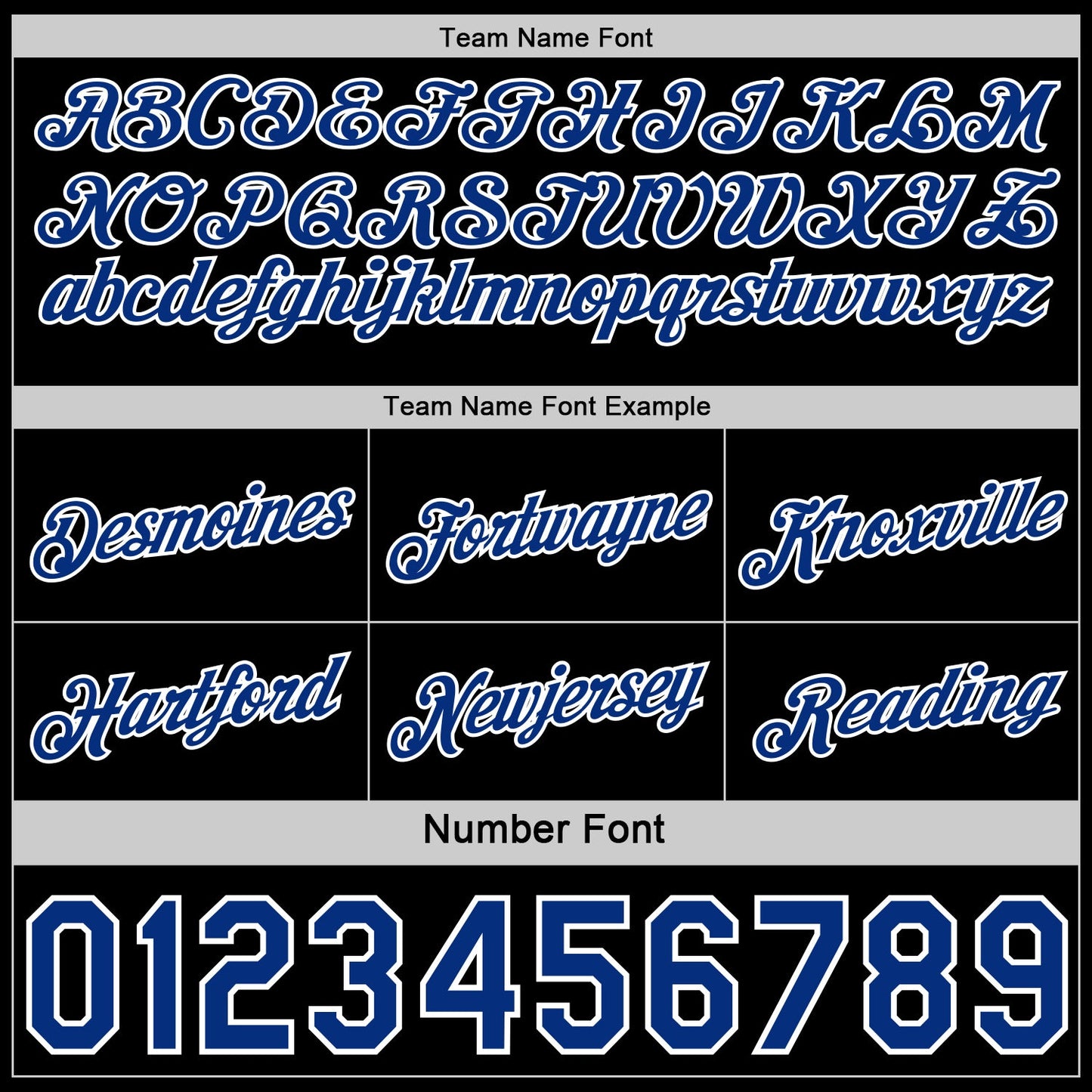 Custom Reversible Black Royal-White Double Side Star Sublimation Basketball Set Jersey