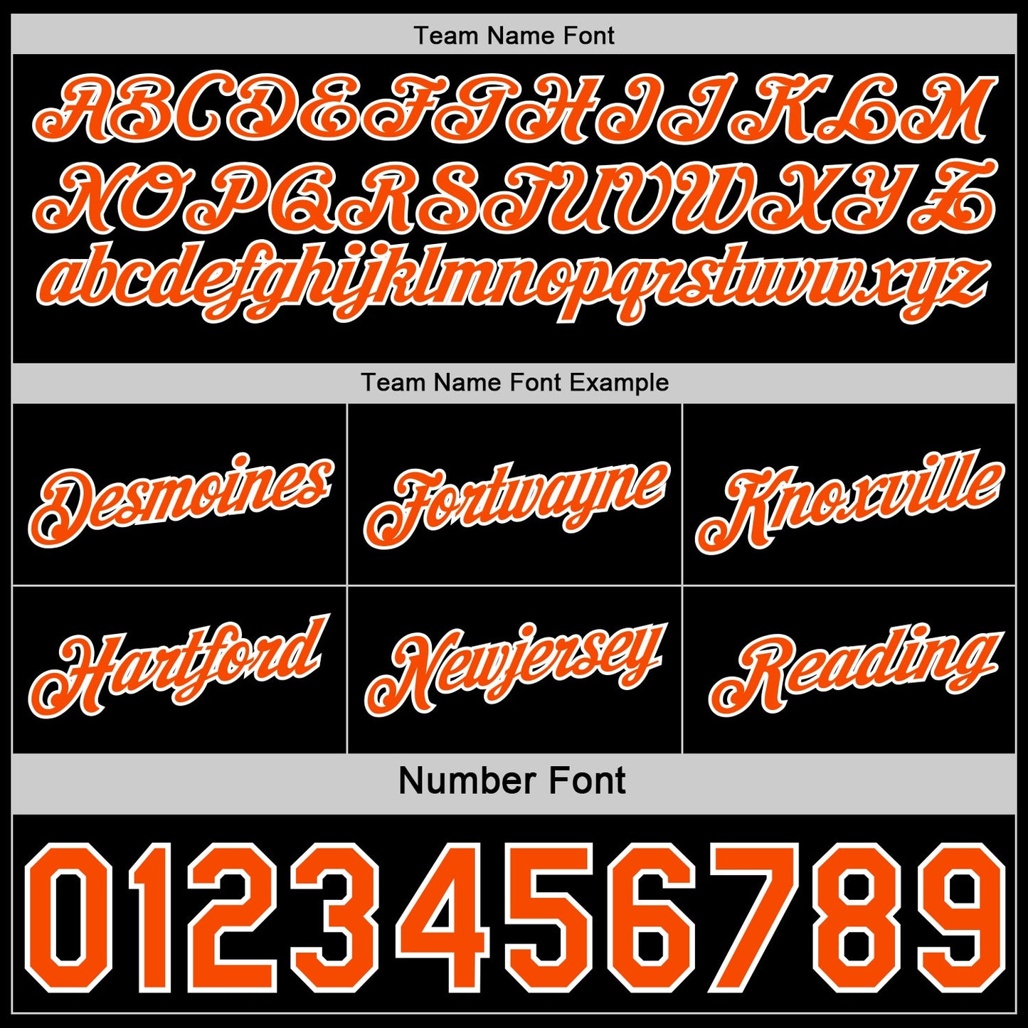 Custom Reversible Black Orange-White Double Side Star Sublimation Basketball Set Jersey