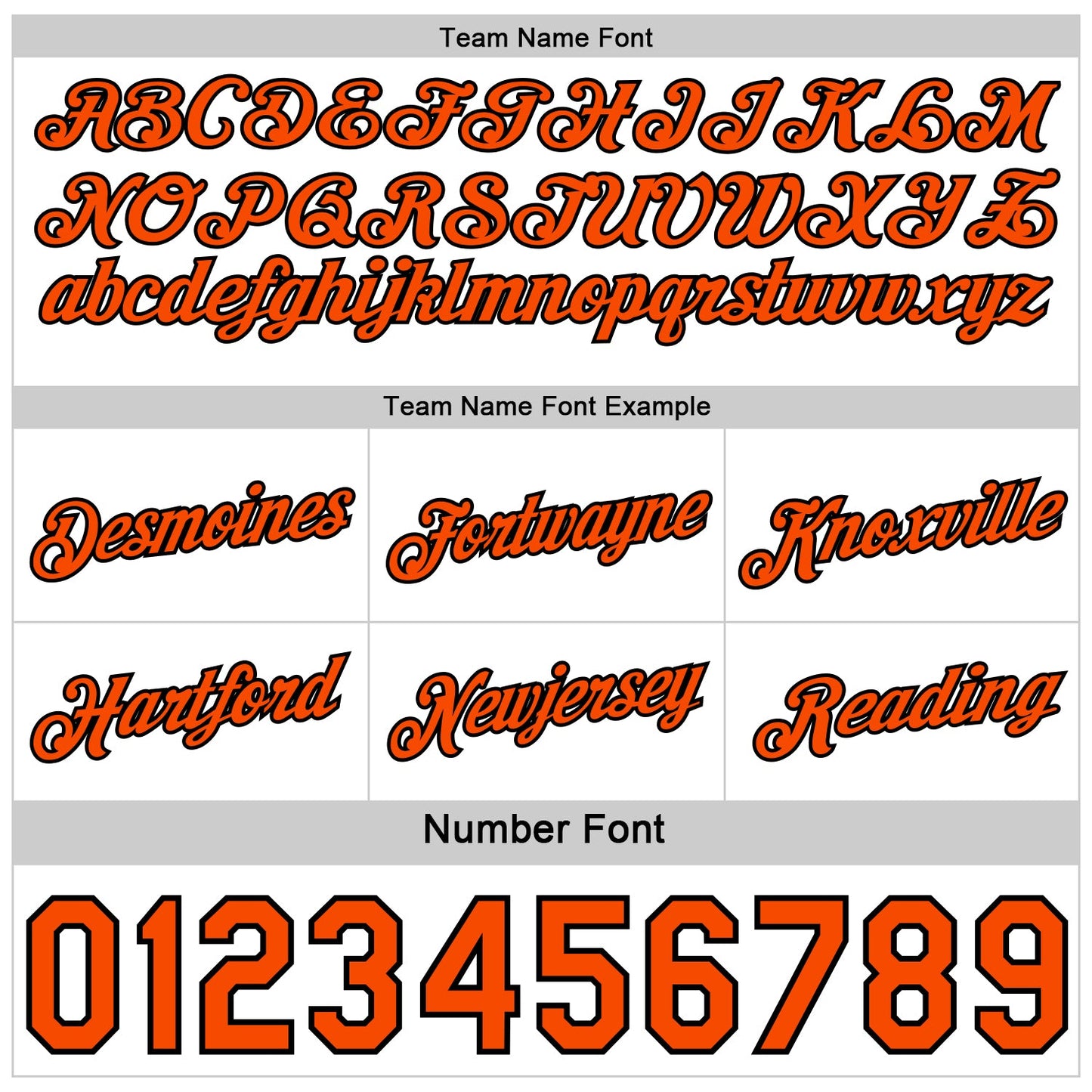 Custom Reversible Black White-Orange Double Side Star Sublimation Basketball Set Jersey