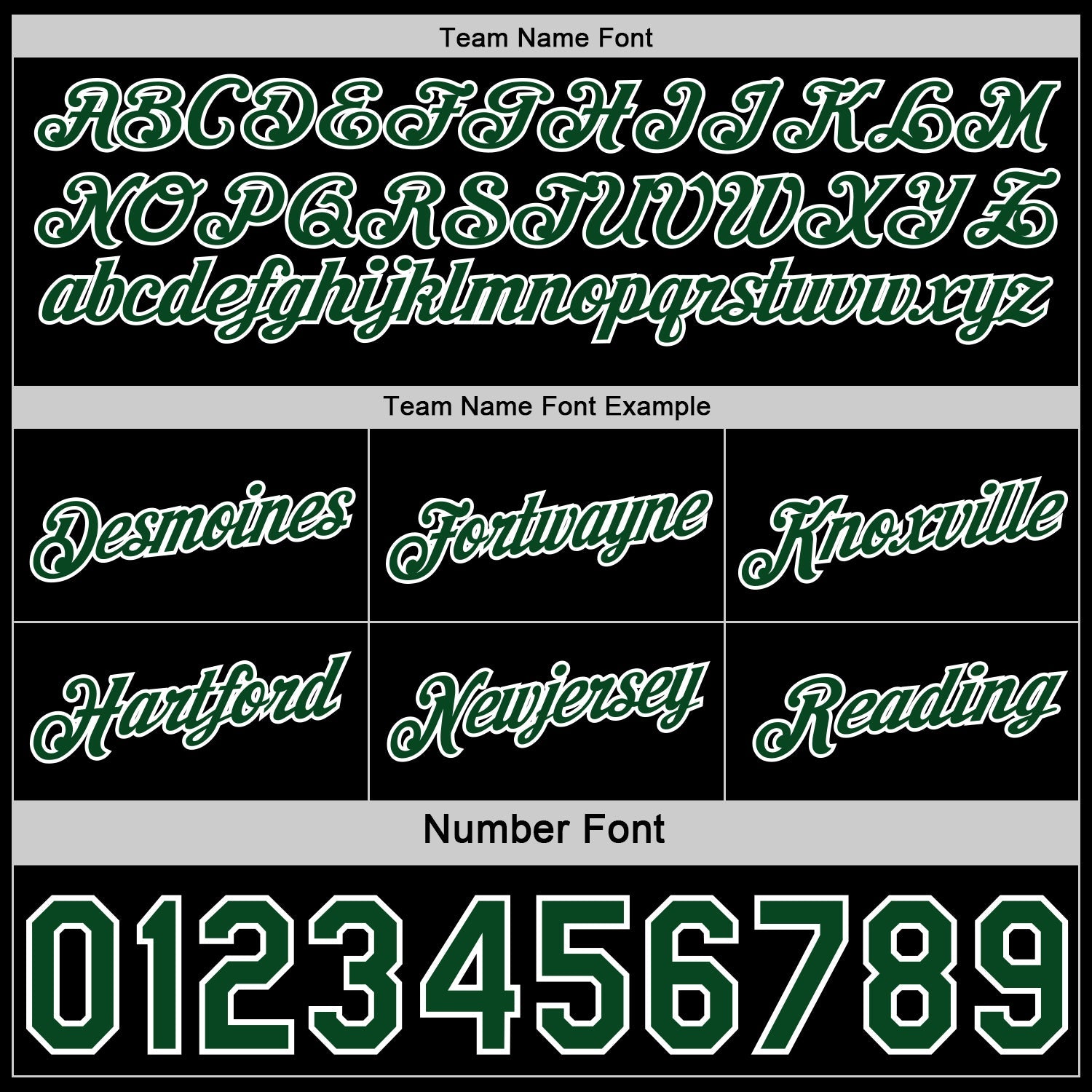 Custom Reversible Black Green-White Double Side Star Sublimation Basketball Set Jersey