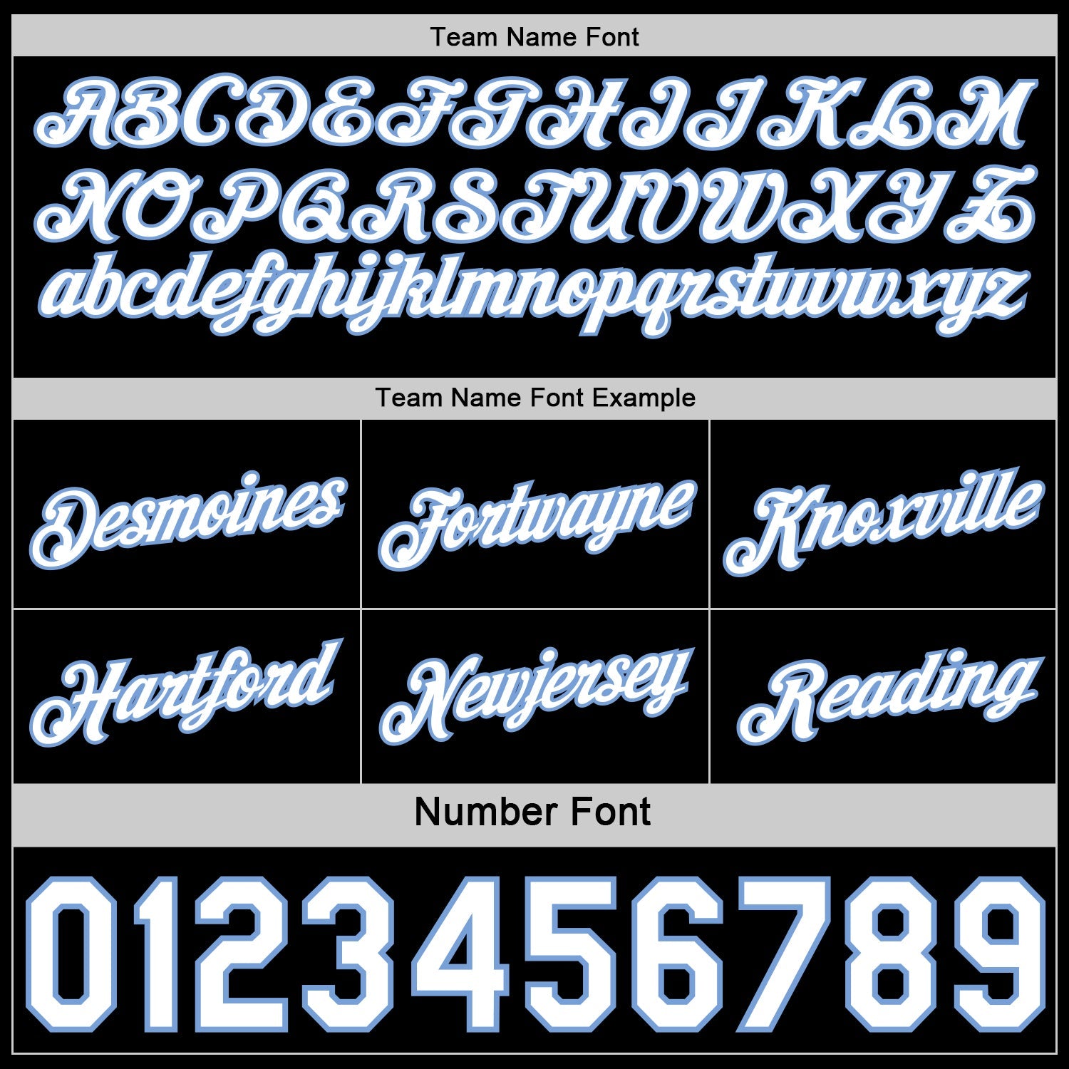 Custom Reversible Black White-Lakes Blue Double Side Star Sublimation Basketball Set Jersey
