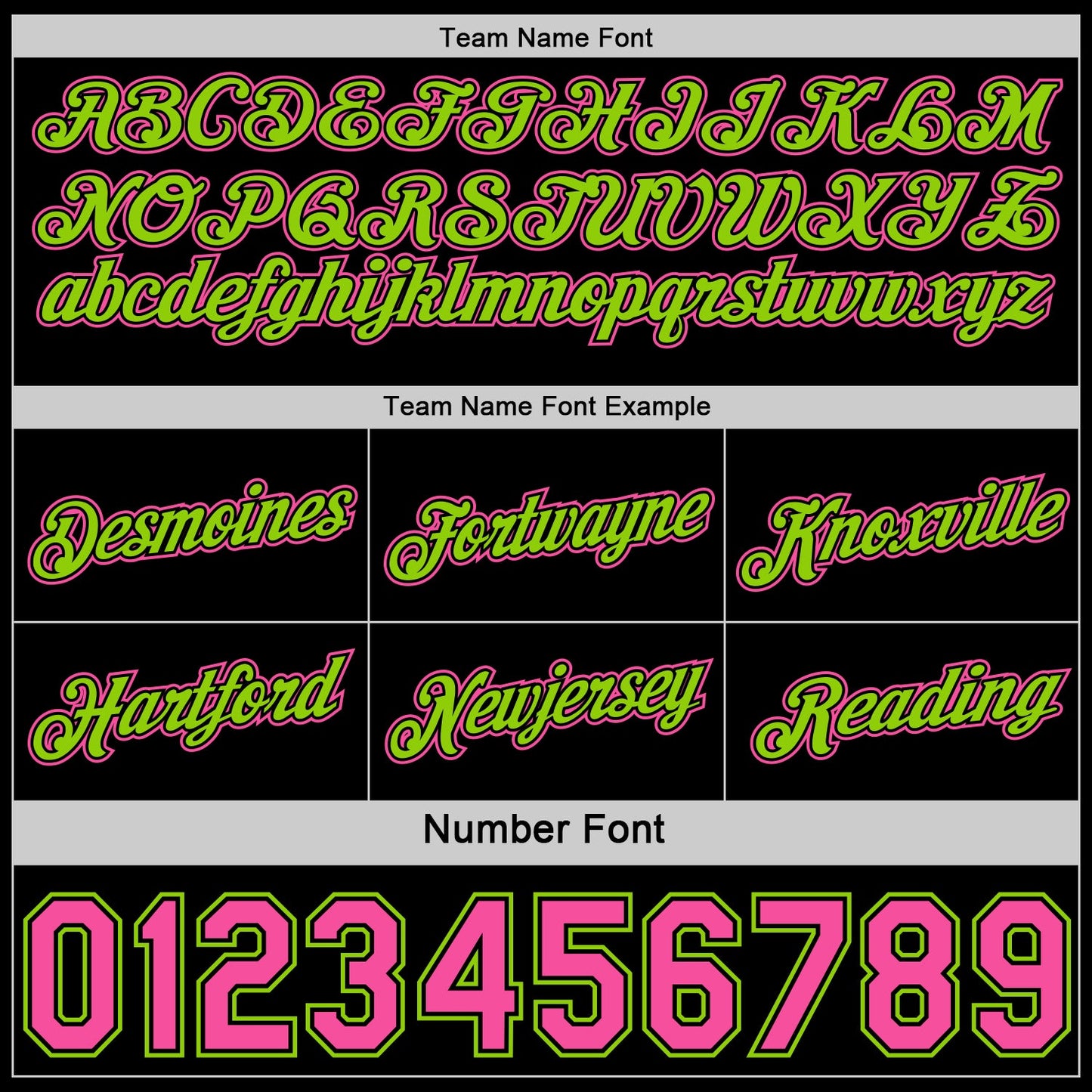 Custom Reversible Black Pink-Neon Green Double Side Star Sublimation Basketball Set Jersey
