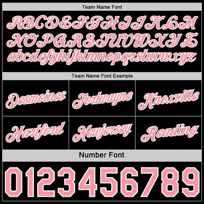 Custom Reversible Black Medium Pink-White Double Side Star Sublimation Basketball Set Jersey