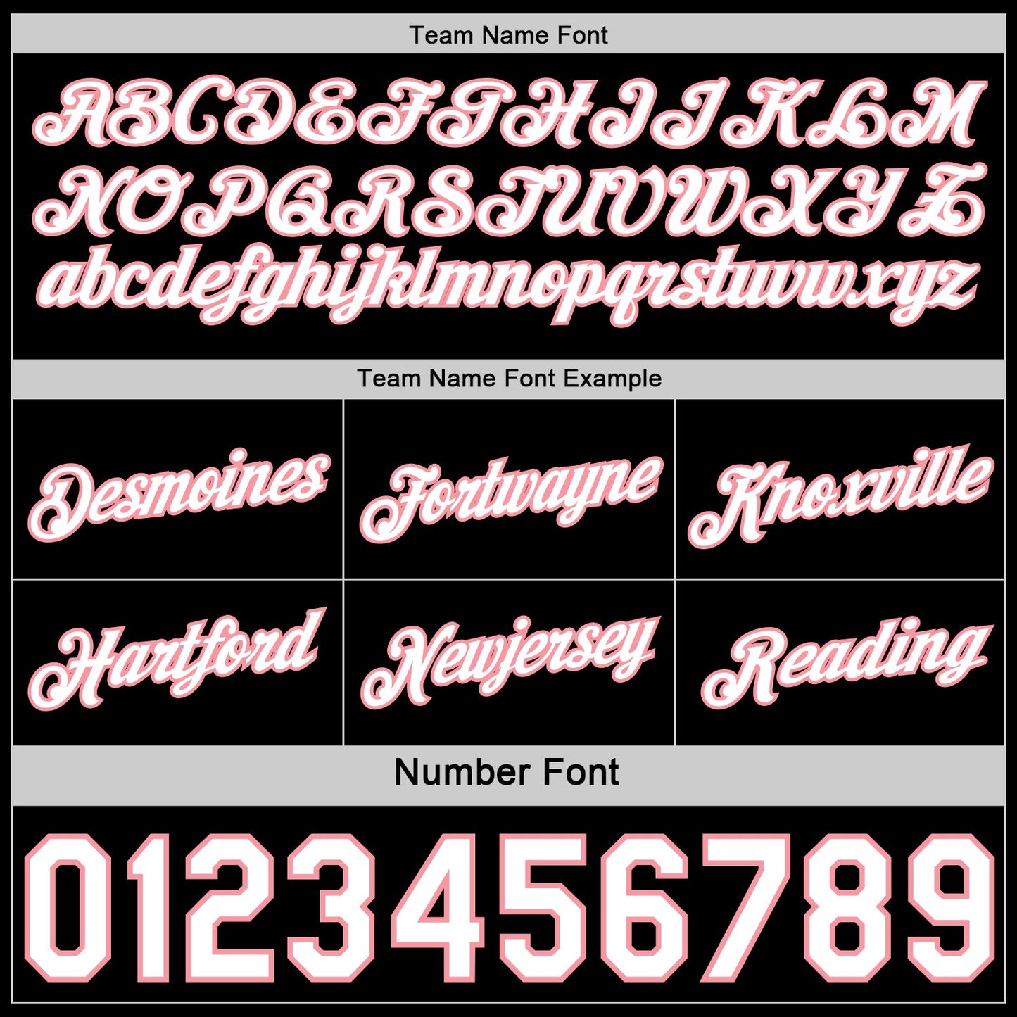Custom Reversible Black White-Medium Pink Double Side Star Sublimation Basketball Set Jersey