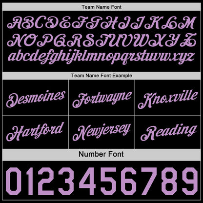 Custom Reversible Black Light Purple Double Side Star Sublimation Basketball Set Jersey