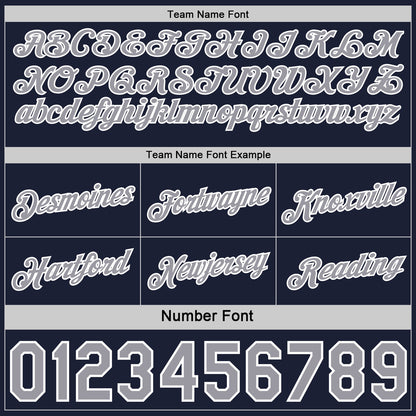 Custom Reversible Navy Gray-White Double Side Star Sublimation Basketball Set Jersey