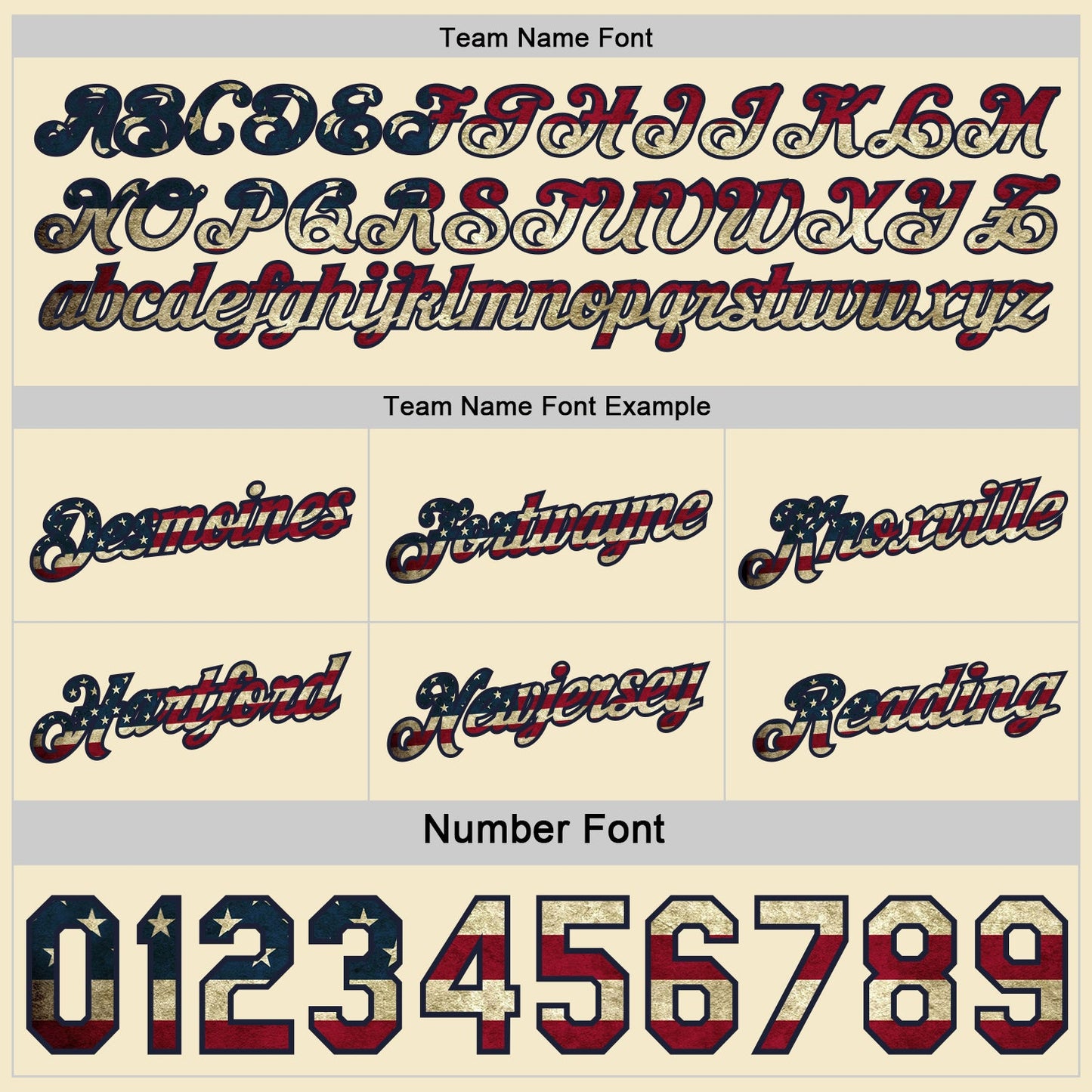 Custom Reversible Navy Vintage USA Flag-Cream Double Side Star Sublimation Basketball Set Jersey