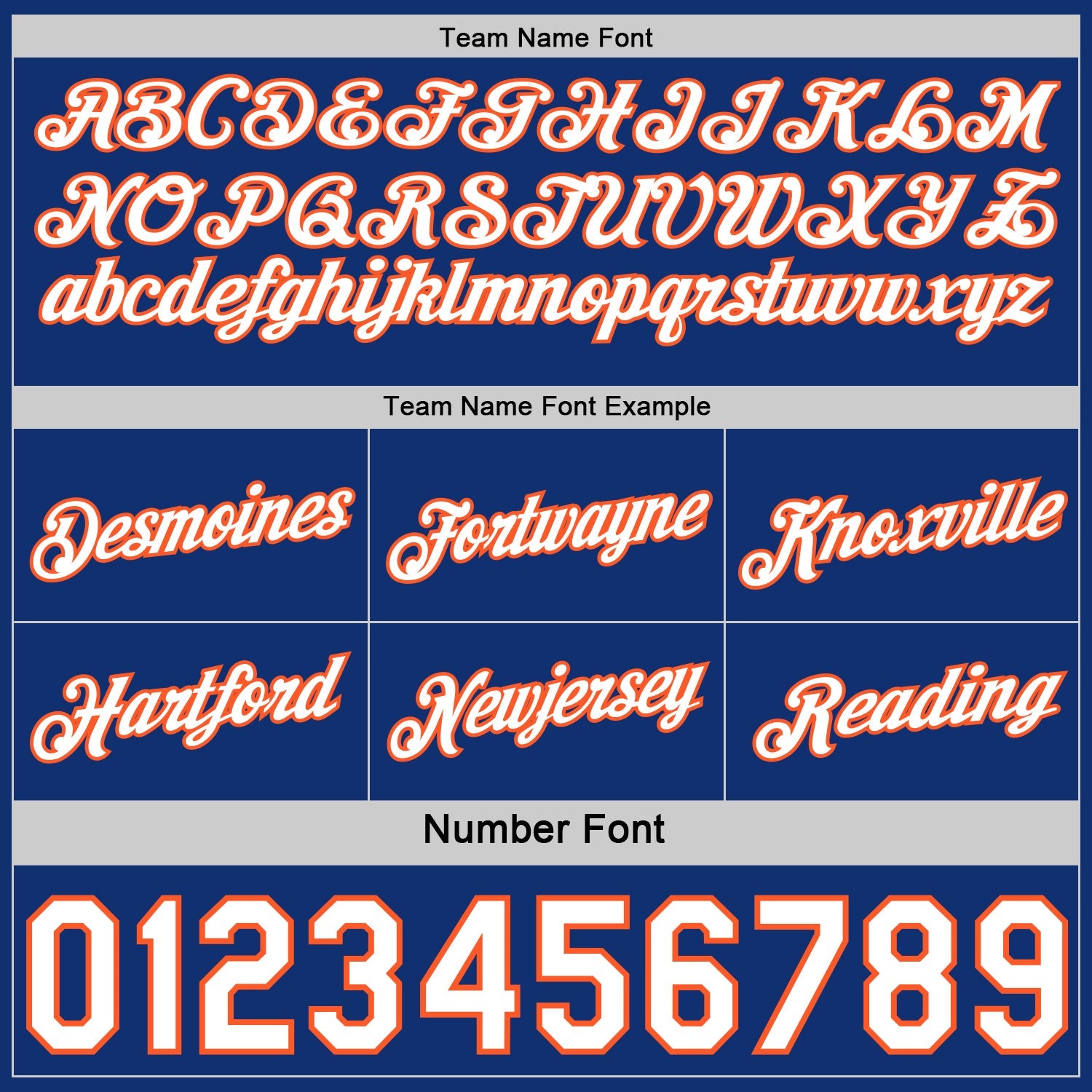 Custom Reversible Royal White-Orange Double Side Star Sublimation Basketball Set Jersey