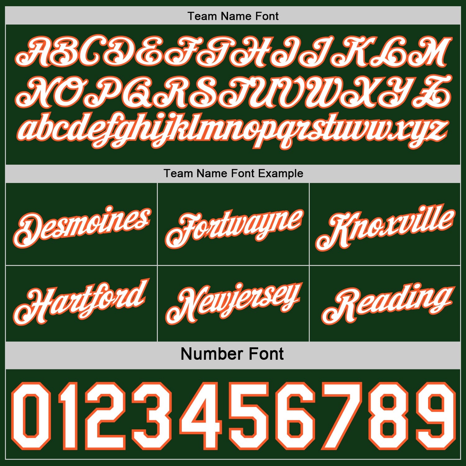 Custom Reversible Green White-Orange Double Side Star Sublimation Basketball Set Jersey