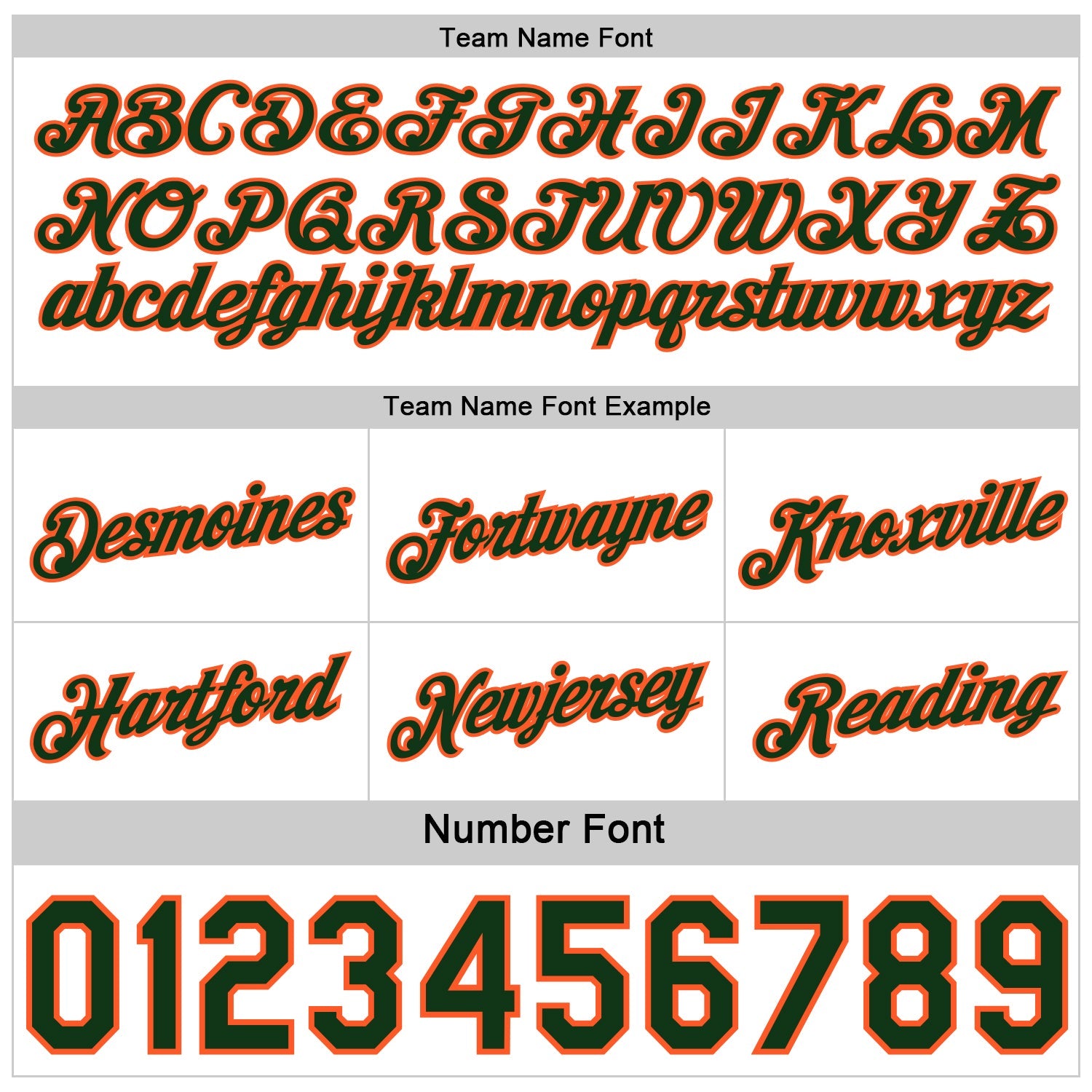 Custom Reversible Green Orange-White Double Side Star Sublimation Basketball Set Jersey