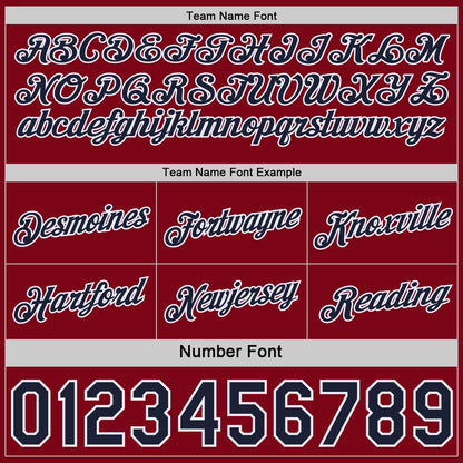 Custom Reversible Crimson Navy-White Double Side Star Sublimation Basketball Set Jersey