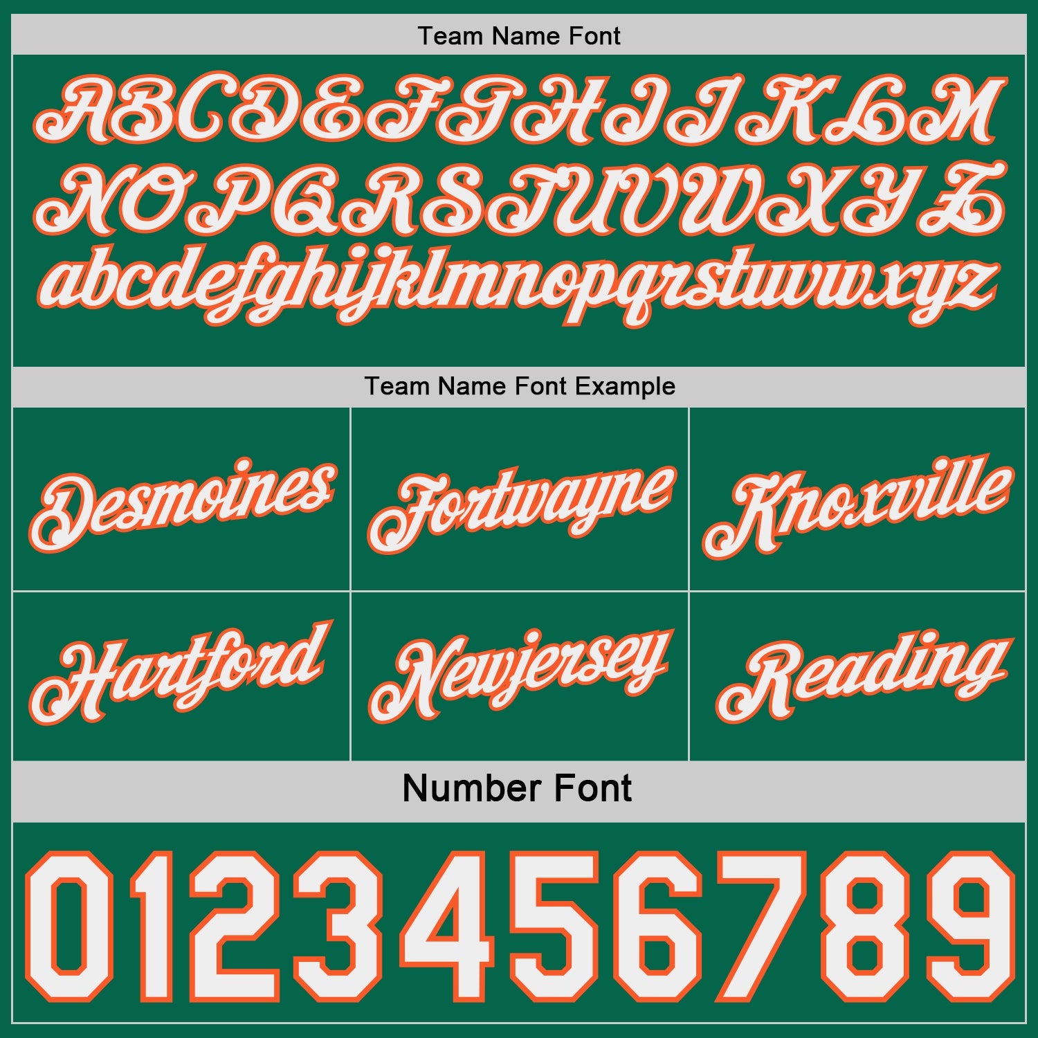 Custom Reversible Kelly Green White-Orange Double Side Star Sublimation Basketball Set Jersey