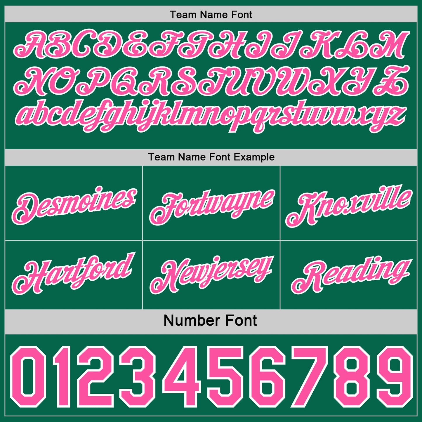 Custom Reversible Kelly Green Pink-White Double Side Star Sublimation Basketball Set Jersey
