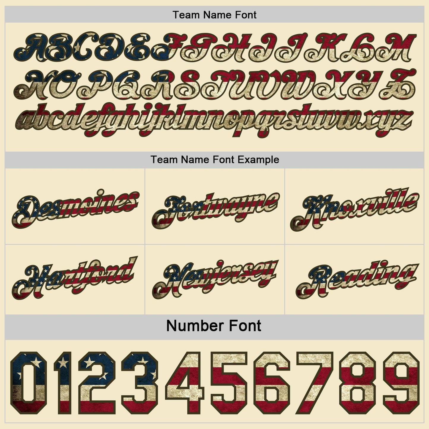 Custom Reversible Olive Vintage USA Flag-Cream Double Side Star Sublimation Basketball Set Jersey