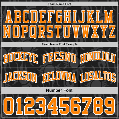 Custom Black Bay Orange-White Side Panel Stripe Sun Flame Reversible Double Side Sublimation Basketball Set Jersey