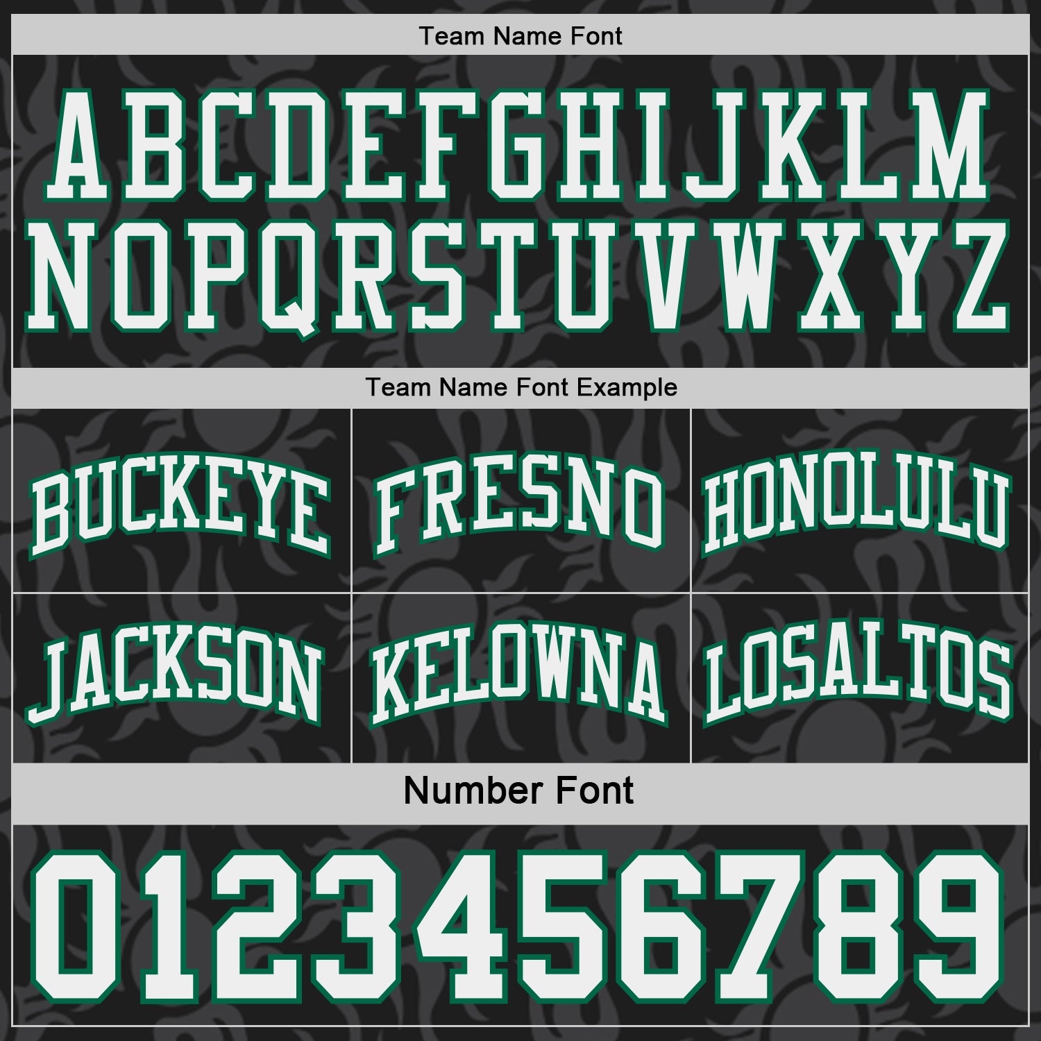 Custom Black White-Kelly Green Side Panel Stripe Sun Flame Reversible Double Side Sublimation Basketball Set Jersey