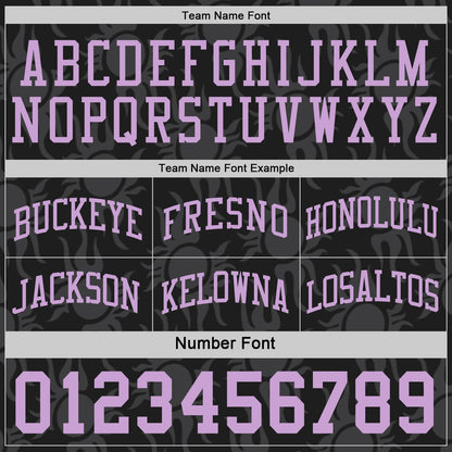 Custom Black-Light Purple Side Panel Stripe Sun Flame Reversible Double Side Sublimation Basketball Set Jersey