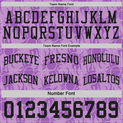 Custom Black-Light Purple Side Panel Stripe Sun Flame Reversible Double Side Sublimation Basketball Set Jersey