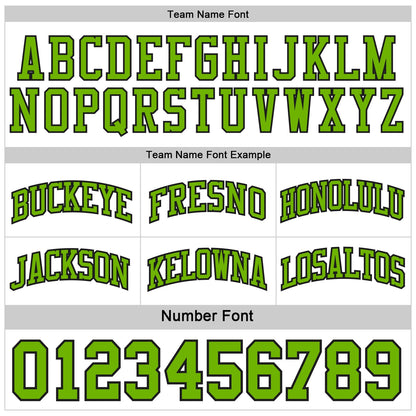Custom Black White-Neon Green Side Panel Geometric Chevron Reversible Double Side Sublimation Basketball Set Jersey