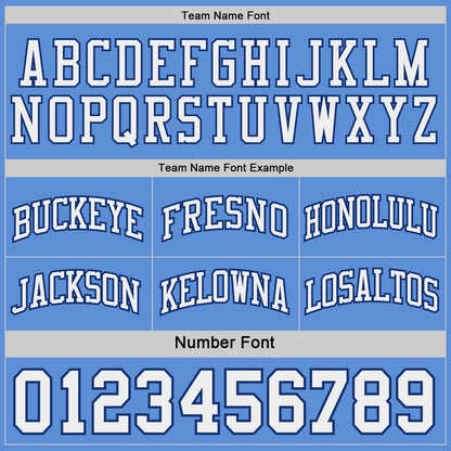 Custom Royal White-Light Blue Side Panel Geometric Chevron Reversible Double Side Sublimation Basketball Set Jersey