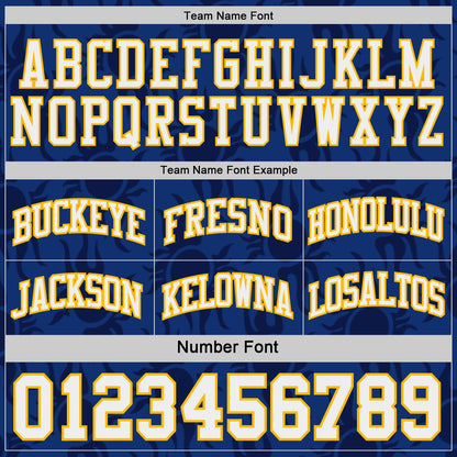 Custom Royal White-Gold Side Panel Stripe Sun Flame Reversible Double Side Sublimation Basketball Set Jersey