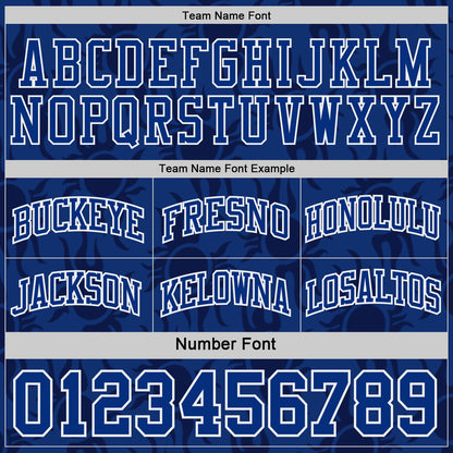 Custom Royal-White Side Panel Stripe Sun Flame Reversible Double Side Sublimation Basketball Set Jersey