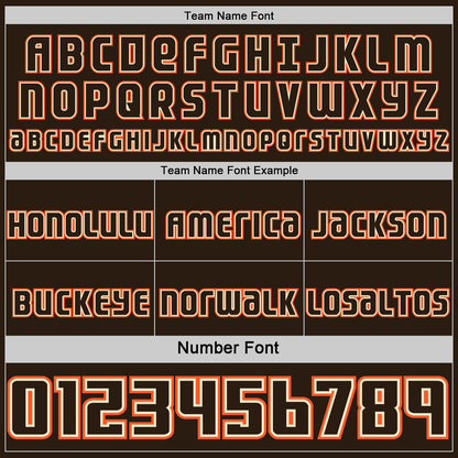 Custom Cream Brown-Orange Side Panel Stripe Geometric V-Cut Color Block Reversible Double Side Sublimation Basketball Set Jersey
