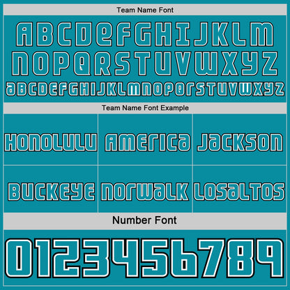 Custom Teal Black-White Side Panel Stripe Geometric V-Cut Color Block Reversible Double Side Sublimation Basketball Set Jersey