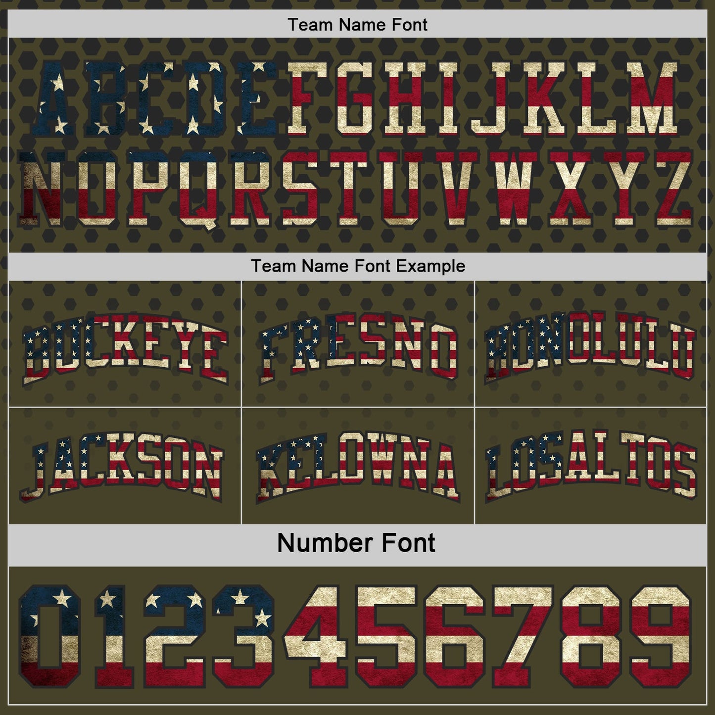 Custom Black Vintage USA Flag Olive-Cream Side Panel Stripe Gradient Geometric Honeycomb Reversible Double Side Sublimation Basketball Set Jersey