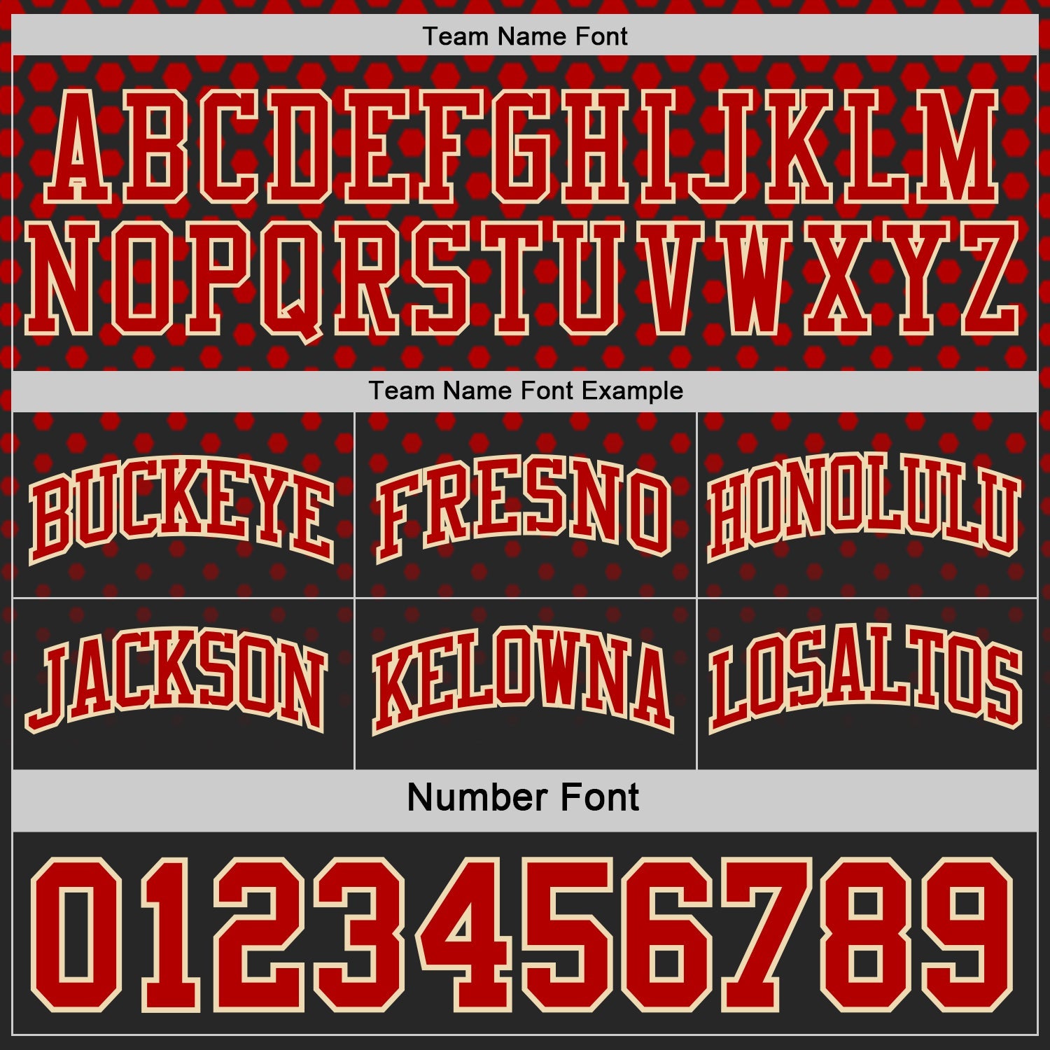 Custom Black Red-Cream Side Panel Stripe Gradient Geometric Honeycomb Reversible Double Side Sublimation Basketball Set Jersey