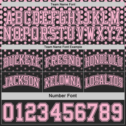 Custom Black-Light Pink Side Panel Stripe Gradient Geometric Honeycomb Reversible Double Side Sublimation Basketball Set Jersey