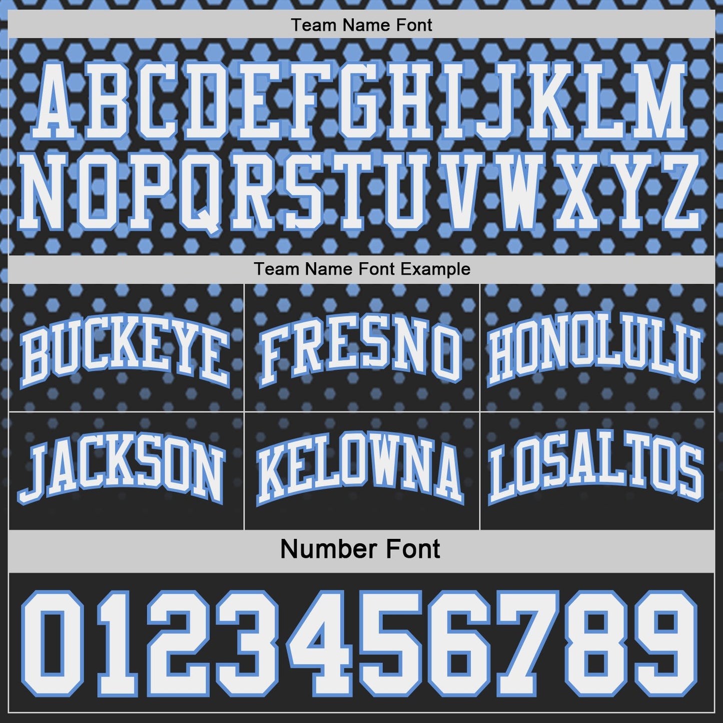 Custom Black White-Light Blue Side Panel Stripe Gradient Geometric Honeycomb Reversible Double Side Sublimation Basketball Set Jersey