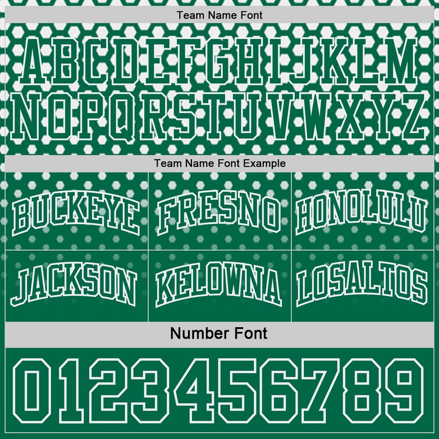 Custom Kelly Green-White Side Panel Stripe Gradient Geometric Honeycomb Reversible Double Side Sublimation Basketball Set Jersey